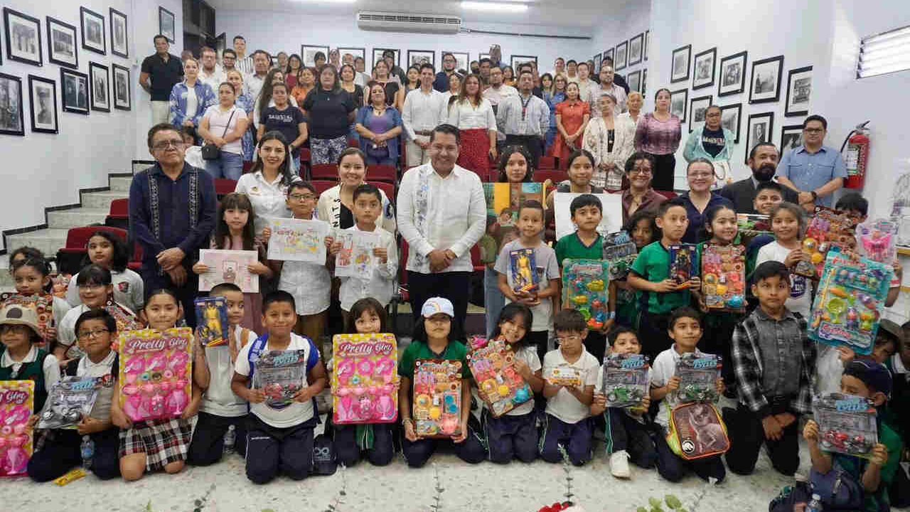 Con Segundo Concurso de Dibujo, reconoce STPSP creatividad y visión de la niñez