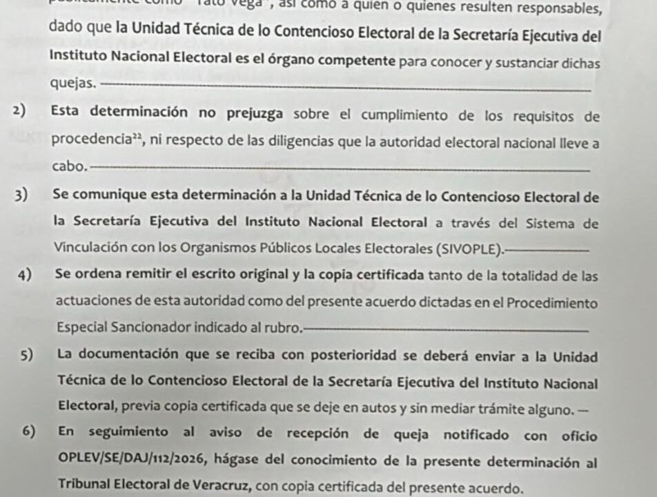 OPLE declara improcedente queja del PAN contra Eduardo “Tato” Vega