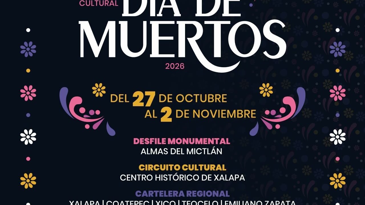 Disfruta de las tradiciones del Día de Muertos con actividades culturales en Veracruz